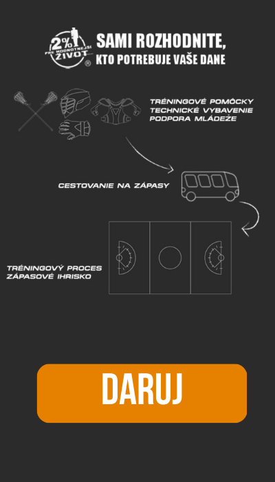 Daruj 2 percenta z daní na lacrosse Daruj 2 percenta z daní na lacrosse